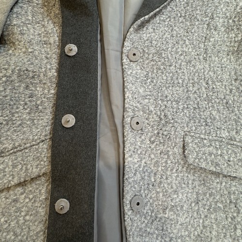 Kenneth Cole New York Wool Blend Bouclé Coat Size Small - Picture 13 of 17