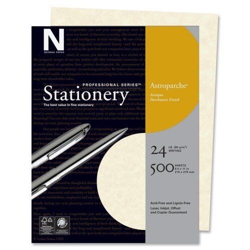 WAUSAU ASTR Natural Parchment Finish Paper - 24 lb, Wholesale CASE of 10 - Picture 1 of 1