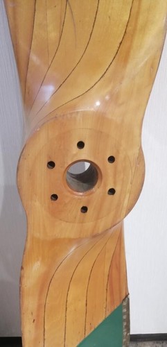 1937 Antique Sensenich 78.7inch Plane Wooden propeller Super Big Vintage Rare - Picture 10 of 11