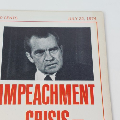 Collectors Vintage US News World Report Jul 22 1974 Good Preowned Condition - Picture 2 of 4