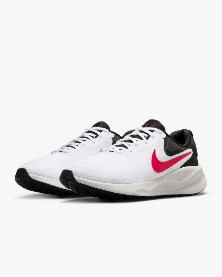 Nike REVOLUTION 7 Men s Photon Dust Fire Red FB2207 102 Athletic Running Shoes