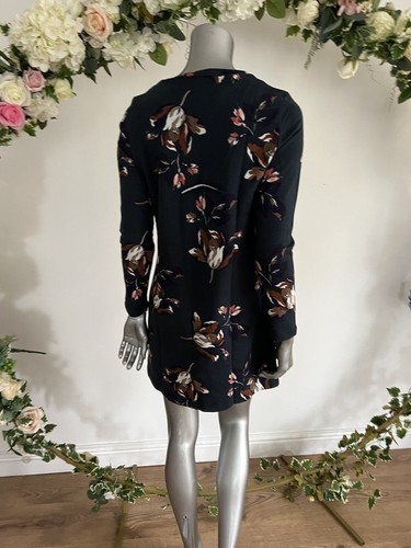 Vestido JOULES Allie Swing Jersey Bolsillos Talla 10 Verde Floral NUEVO FREEPOST MY51 - Imagen 20 de 24