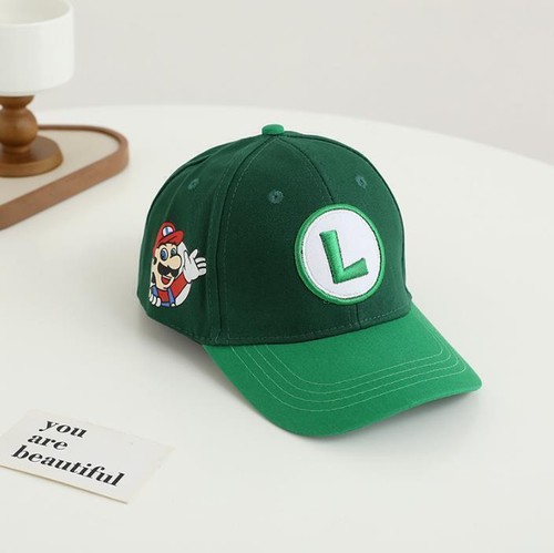 Kid Super Mario Bros Adjustable Baseball Cap Boys Girls Mario Luigi Cosplay Hat~ - Picture 16 of 17