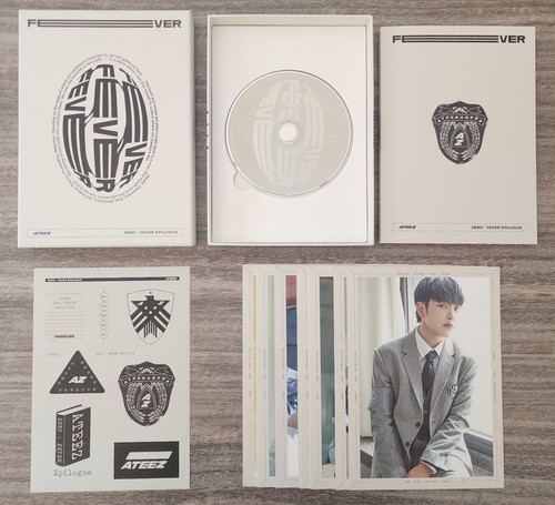 ATEEZ - Zero Fever Epilogue (White Version) CD Box Set 2021 K-Pop Album - Picture 2 of 2