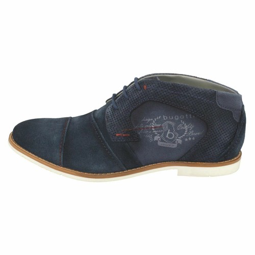 Hombre 313-11115-1469 Cordones Zapatos Casuales / Botas Bajas Por Bugatti VENTA AHORA £69.00 - Imagen 3 de 9