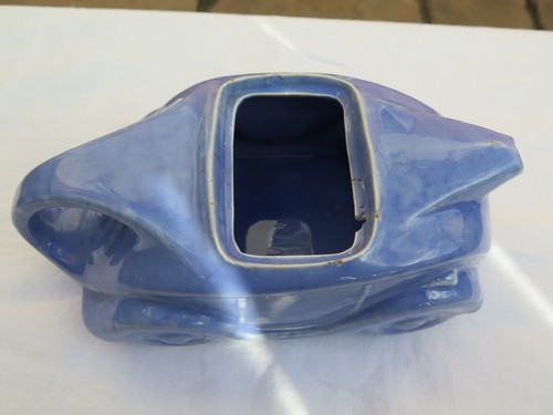 Unusual Cobalt Blue Coloured Car Shaped Tea Pot - Picture 6 of 9