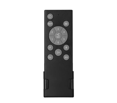 Genoxydic 18 in. Indoor Black Flush Mount Ceiling Fan with Light and Remote - Picture 12 of 13