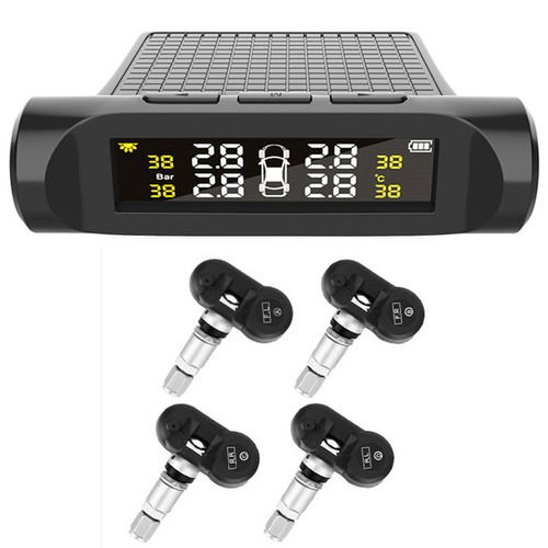 Wireless TPMS Car Tire Tyre Pressure Monitoring System With 4 Internal Sensors  - Picture 1 of 11