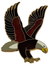 Pack of 24 Eagle Motorcycle Hat Cap Lapel Pin MEX-429