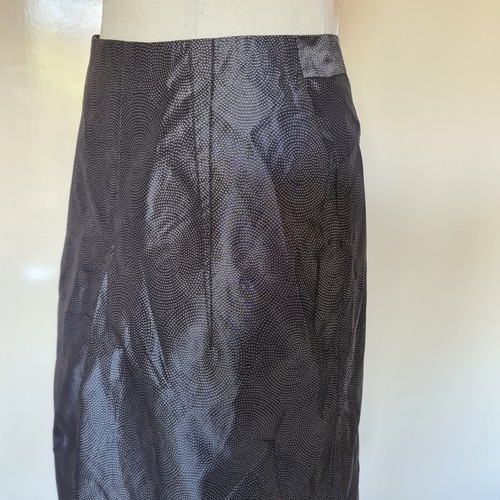 BNWT David Lawrence Womens Circle Jacquard A Line Skirt Size 6 RRP $169 Taupe - Picture 3 of 4