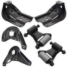 Rear Leaf Spring Hanger Shackle Shock Mount For 88-00 Chevy GMC K1500 2500 3500