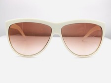 Vintage White Oval Italy Sunglasses Frames
