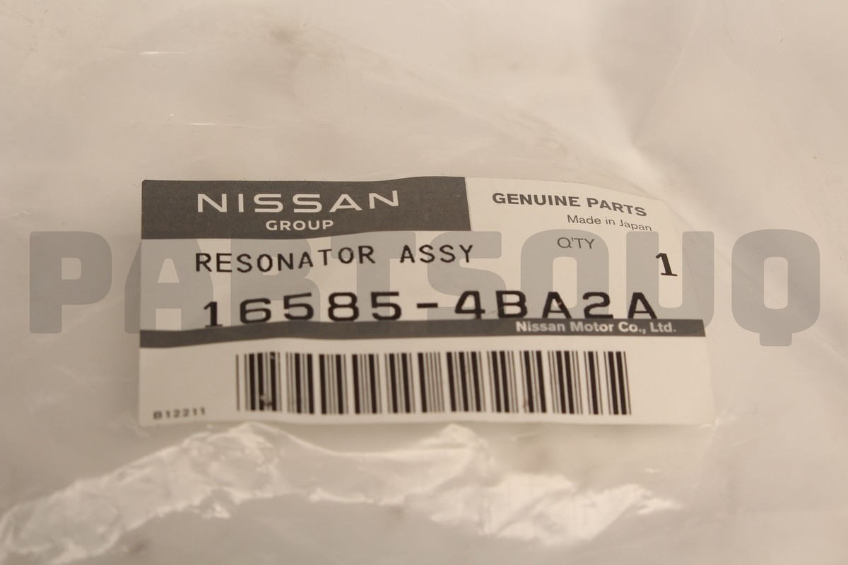 165854BA2A Genuine Nissan RESONATOR ASSY 16585-4BA2A | eBay