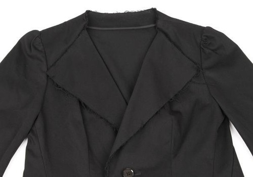 Yohji Yamamoto FEMME Raw Edge Design Cotton Jacket Size 3(K-146271) - Picture 3 of 12