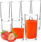 8 Pack Reusable 350ML 500ML Plastic Drinking Tumblers Set, Stackable Plastic