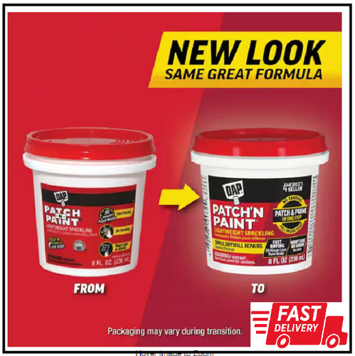 Patch-N-Paint 8 Oz. White Premium-Grade Lightweight Spackling Paste - Picture 2 of 3