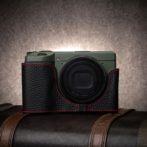 Suitable For Ricoh GR3/GR3X Genuine Leather Camera Half Case Bag Covers Handmade - Picture 29 of 40