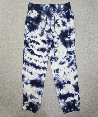 Karen Kane Womens Navy Tie Dye Seaside Jogger Sweatpants LG Casual Athleisure - Picture 2 of 12