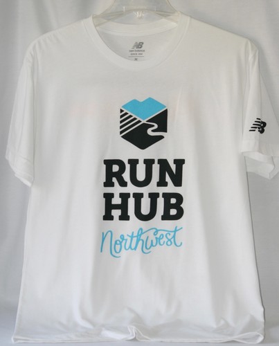 I'd Race Through TrackTown * T-shirt New Balance * Homme Med * Run Hub Northwest - Photo 2/9