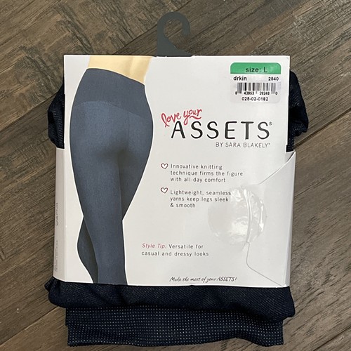 Love Your Assets Spanx High Waisted Seamless Shaping Blue Denim Wash
