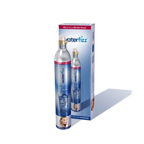 CO2 Cylinder with 425 g Natural Carbonation from the Eifel for up to 60 Litres  - Picture 1 of 5