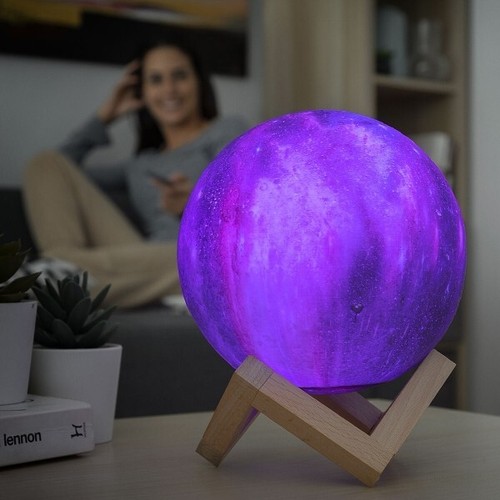 WIEDERAUFLADBARE LED LAMPE GALAXIE LAMPE MEHRFARBIG DEKORATIV INNOVAGOODS - Bild 6 von 11