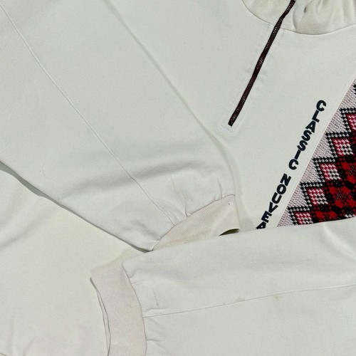 Classic Nouveau Fiorucci 1/4 Zip Sweatshirt XL - Picture 4 of 5
