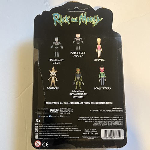 Rick and Morty 5" SQUANCHY Action Figure * Adult Swim * Funko * 2018 collectible - Picture 11 of 16