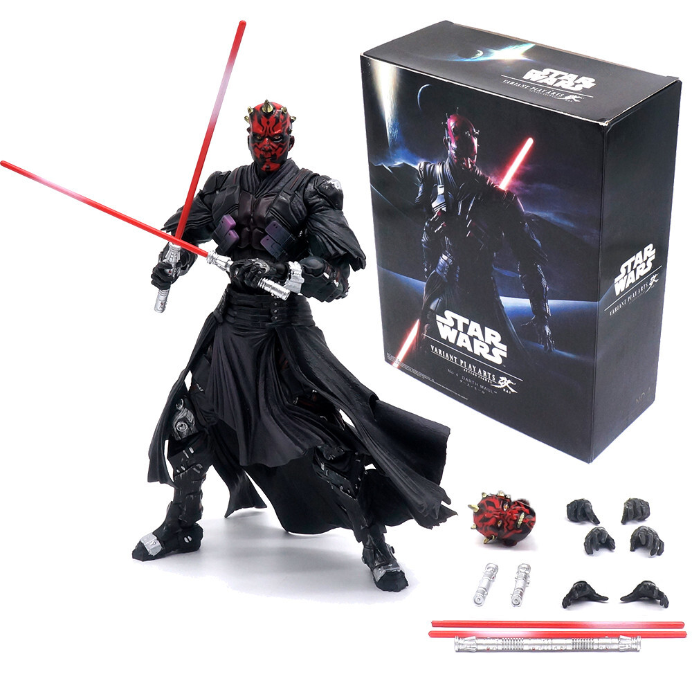 Play Arts Kai Variant Star Wars Darth Maul Action Figure 10'' Toy New In Box