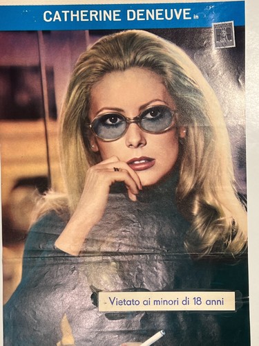 1968 MANON 70 Catherine Deneuve Elsa Martinelli Italian Locandina Beautiful WoW! - Picture 8 of 15