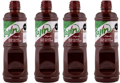 4 Pack TAJIN CHIPOTLE Sauce 16oz, for Snacks,etc. Flavor Not sold in USA Stores.