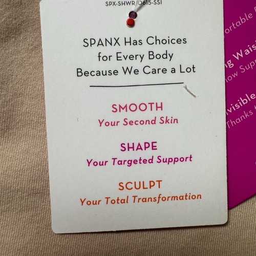 Spanx Brief Large Everyday Shaping Panties L Womens Slimming Soft Nude New W Tag - Picture 6 of 8