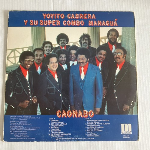 Yoyito Cabrera Latin Record Y Su Super Combo Managua Caonabo Salsa Guaguanco Vg - Picture 2 of 9