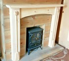 TULIP FLOWER DESIGN FIRE SURROUND MANTLE FIREPLACE free postage
