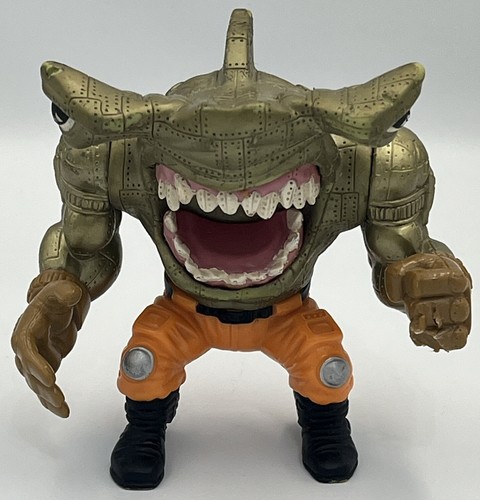 Street Sharks Jab Vintage 1995 Figure Street Wise Hammerhead Damaged Fist Orange - Picture 1 of 9