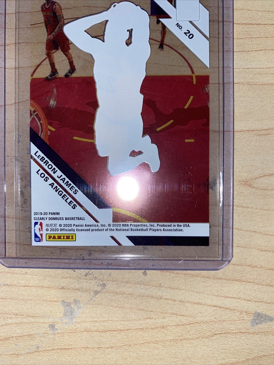 2019-20 Clearly Donruss Blue LeBron James 84/99 | eBay