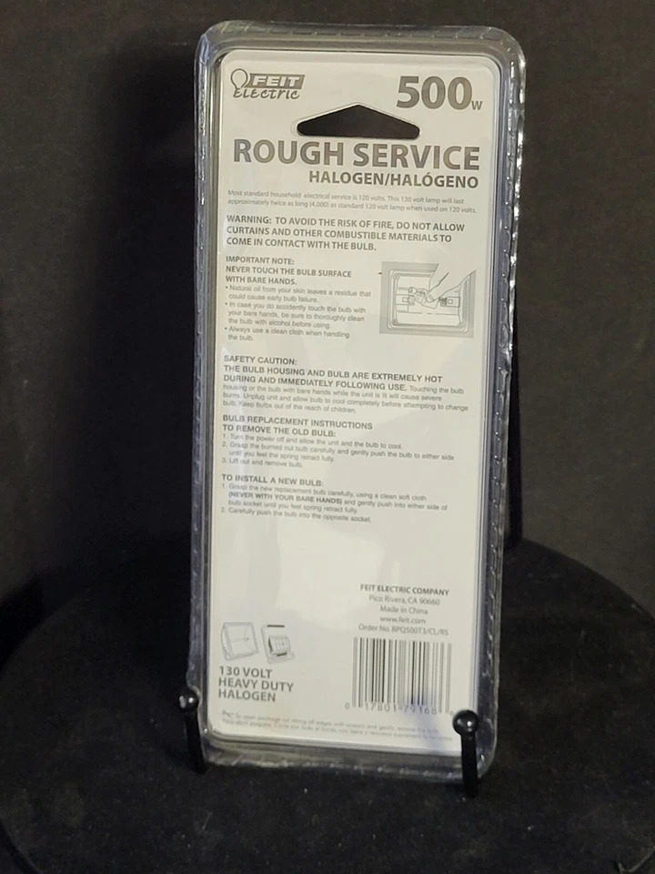 Feit Electric 500w 130V Rough Service Bulb R7S NIP - Image 2 of 2