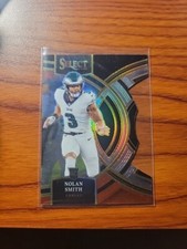 Nolan Smith 2023 Panini Select Black Red Die-Cut Premier #108 Eagles Rookie RC