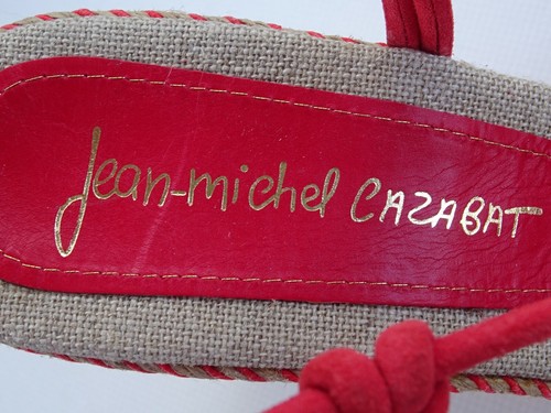 JEAN-MICHEL CAZABAT Damen Plateau Keilabsatz Sandalen Leder Spain Gr.40 Neuw - Picture 8 of 12