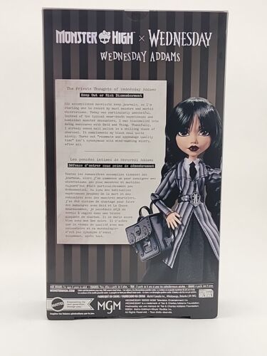 Wednesday Addams & Pet Thing Monster High NEW~SEALED ~ HTF - Imagen 4 de 5