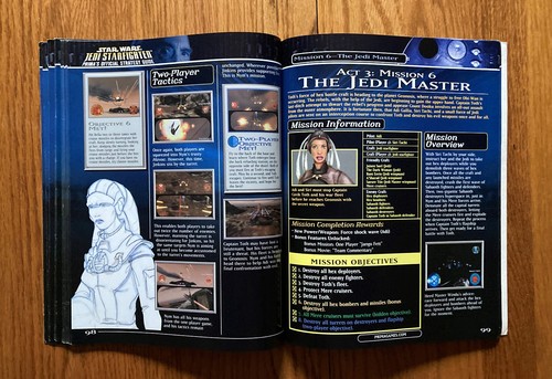 Prima Official Strategy Guide Book Star Wars Jedi StarFighter 2002 No Poster GC - Picture 10 of 13