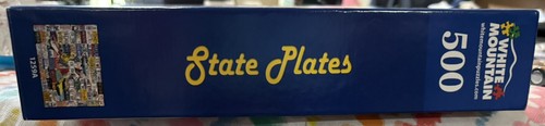 Rompecabezas White Mountain 500 piezas - Placas de estado - ¡COMPLETO! - Imagen 3 de 3