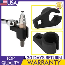 7/8 Inch and 22mm Offset Oxygen Sensor Socket Wrench Removal Tool 3/8 Inch Drive