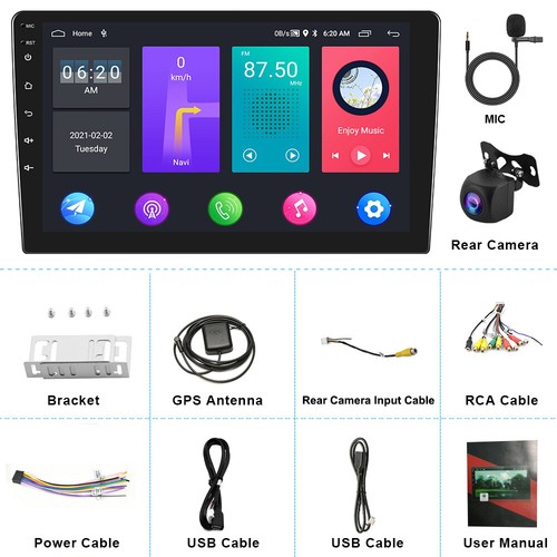 DAB+ Autoradio Android 13 GPS NAVI Für Citroen Jumpy Peugeot Expert Space Tourer - Bild 16 von 19