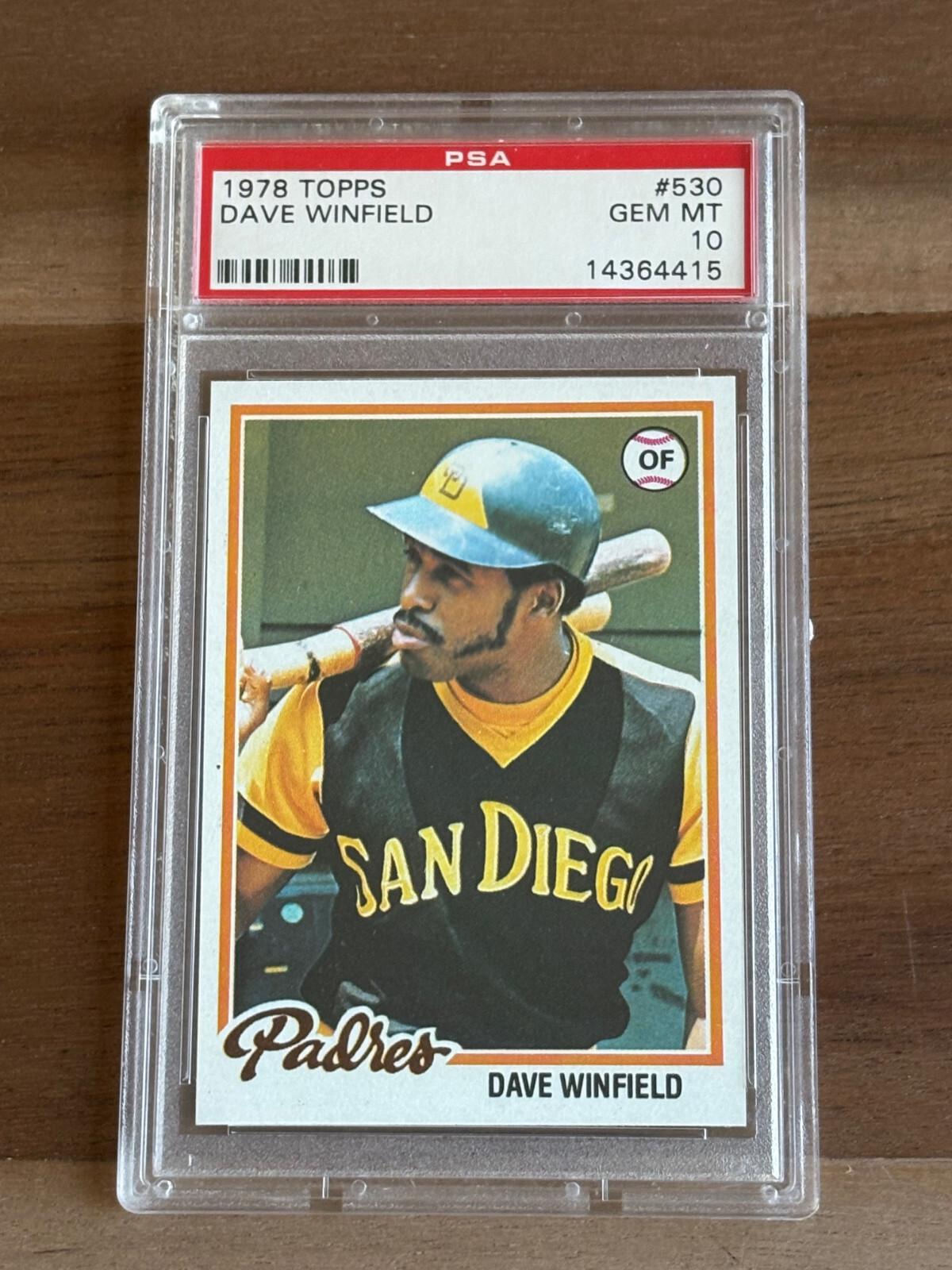 1978 Topps #530 HOF Dave Winfield - PSA 10