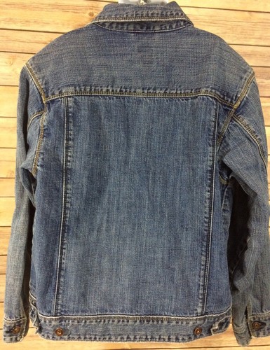 GAP Kids Denim Western Trucker Jean Jacket Blue Medium Wash Girls size Large 10 - Bild 2 von 7