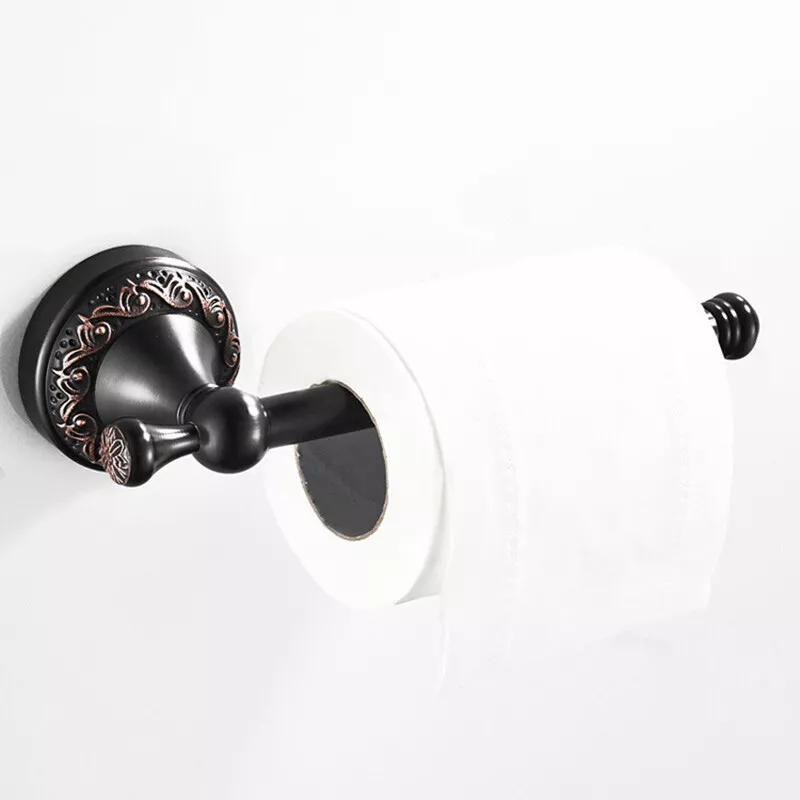 Oil Rubbed Bronze Toilet Roll Paper Holder Wall Mounted Toilet