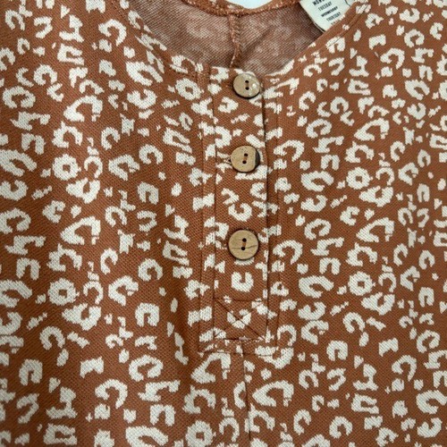 Anthropologie Saturday/Sunday Leopardenmuster Pullover Overall ärmellos Gr. XS - Bild 5 von 9