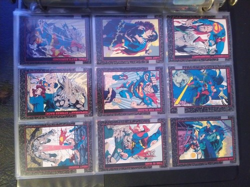 1992 Doomsday The Death of Superman 90-Karten-Set, PROMOS, JAGDKARTEN, SIGNIERT CA - Bild 9 von 16