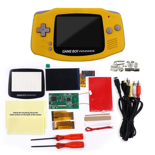 Versión de TV Drop in 3.0" 10 Niveles Brillo Kit LCD IPS + Carcasas Precortadas para GBA - Imagen 20 de 32